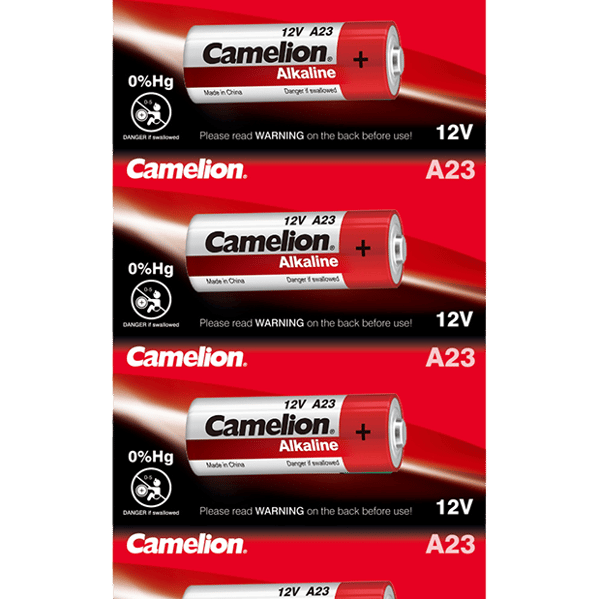 Алкални батерии MN21 Camelion А23 - LR23A - 12V - 5 броя