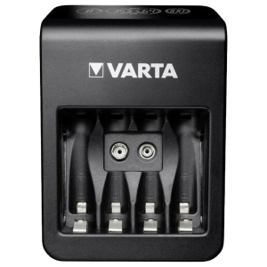 Зарядно за акумулаторни батерии VARTA Plug Charger+ с 4 батерии AA 2100 mAh и слот за 9V батерия
