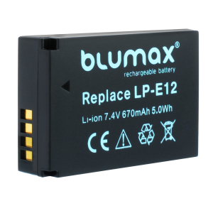 Батерия за фотоапарат Canon LP-E12, 670mAh