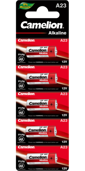 Алкални батерии MN21 Camelion А23 - LR23A - 12V - 5 броя