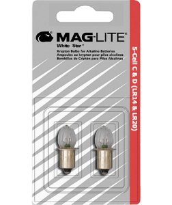 Оригинални крушки за фенер Maglite с 5 батерии С или D